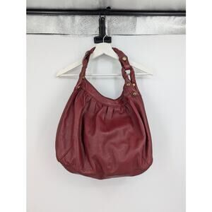 Vintage Lucky Brand Leather Boho Shoulder Handbag Hobo Hippie Festival Career